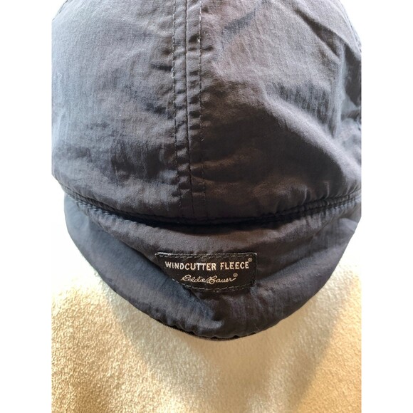 Eddie Bauer Trapper Ski Hat Cap Windcutter Fleece one size Fitted Ear Flaps - Picture 4 of 7